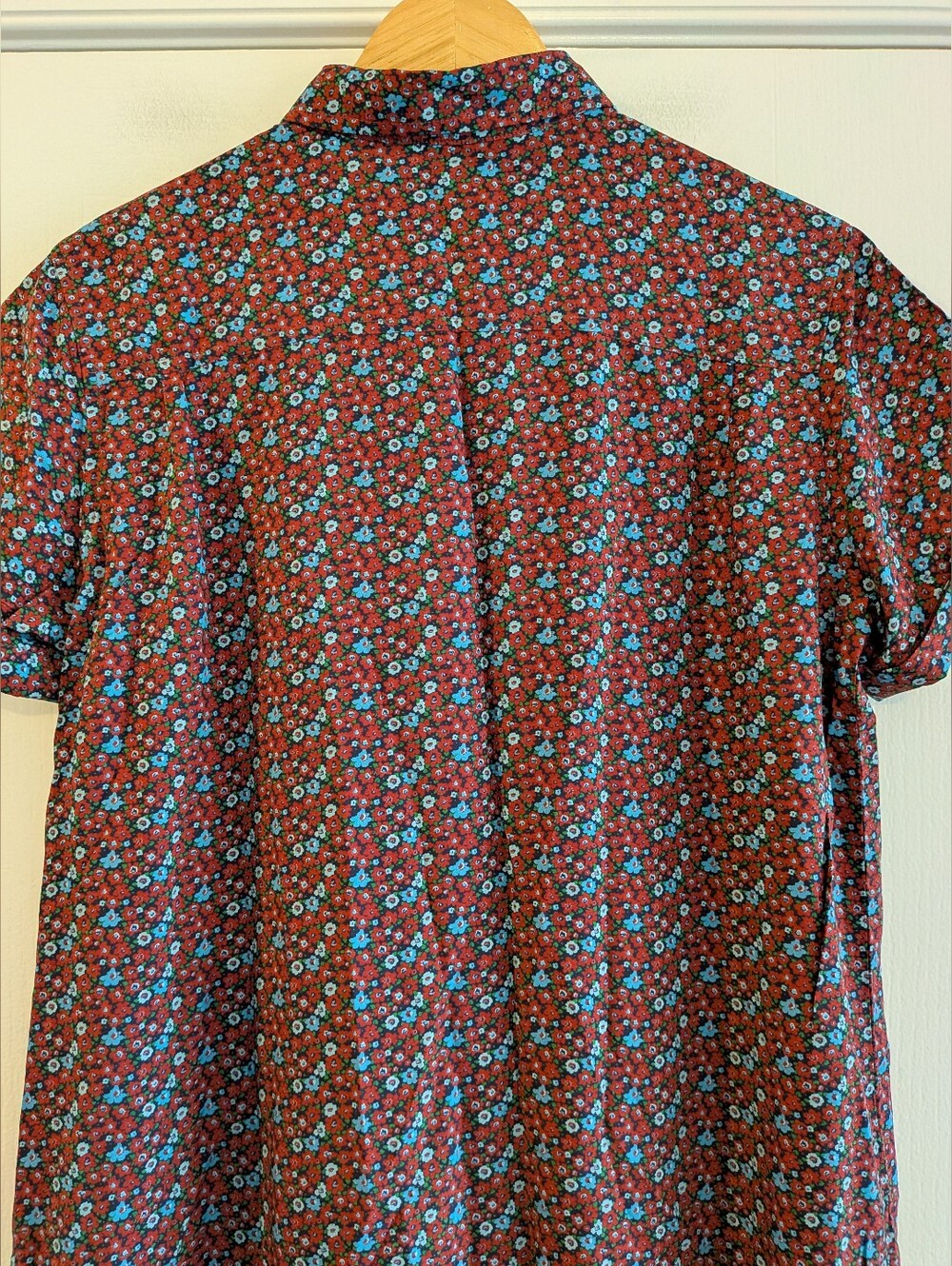 Wildfang The Empower Short Sleeve Shirt Dress Floral Unisex Midi Size XS NWT - Picture 11 of 15